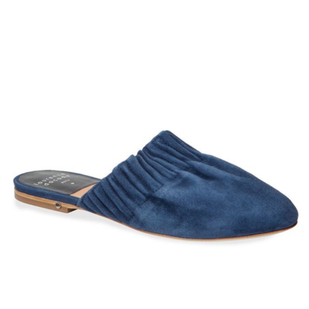 Laurence Dacade Tammy Flat Mules suede naby size 7.5